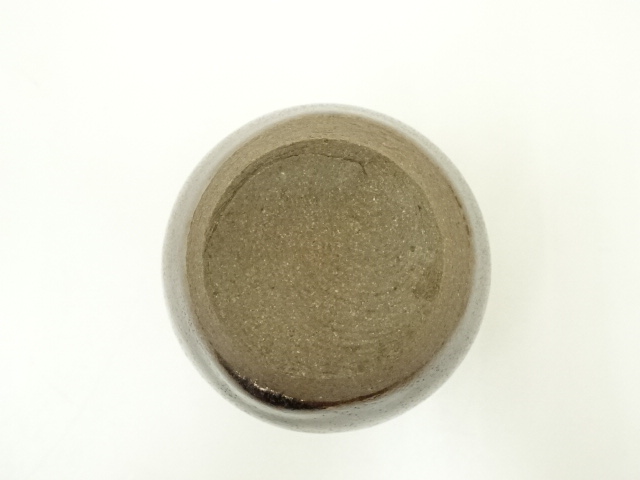 ☆茶3 趙誠主作　極上茶入　共箱　直径6.5㎝　東T7-0605① 道具 ] - 道具 趙誠主造 肩衝茶入（共箱）（仕覆付） □z | ネット